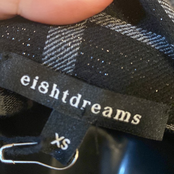 Ei8ht dreams plaid button down nWT Xs - Picture 5 of 6